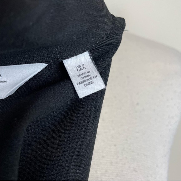 & Other Stories Black Double Breasted Short Sleeve Coat Dress 0 - Picture 7 of 8